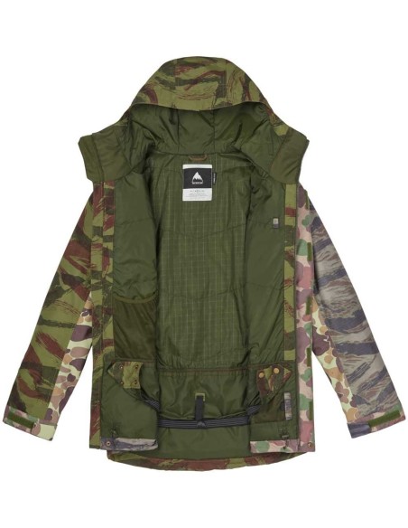 BURTON MB COVERT JACKET CAMO BLOCK