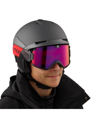 CASCO QUEST ACCES BELUGA/NEON RED