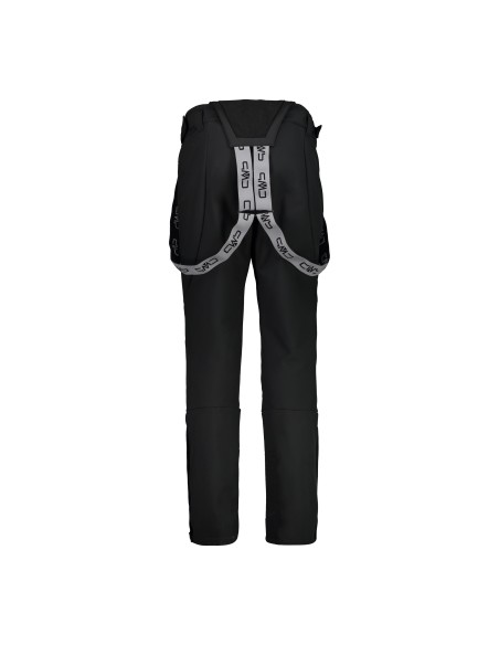 CMP MAN SKI SALOPETTE SOFTSHELL NERO