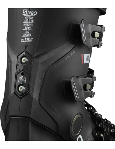 BOTAS ALPINAS S/PRO 100 BLACK/Belluga/Re