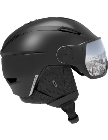 CASCO PIONEER VISOR BLACK SILVER