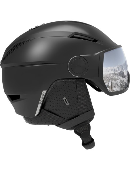 CASCO PIONEER VISOR BLACK SILVER