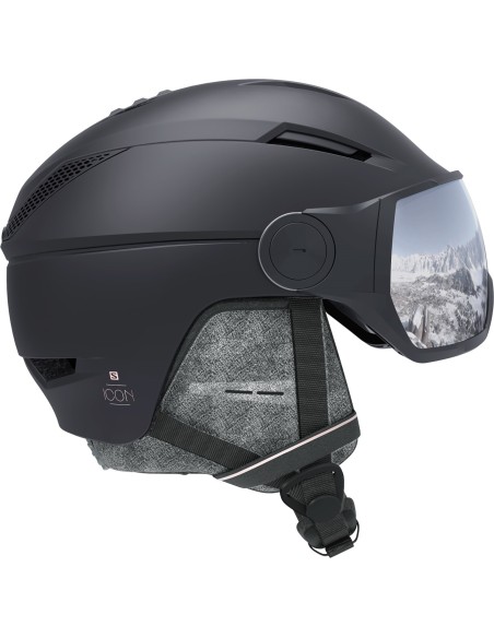 CASCO ICON2 VISOR BLACK SILVER