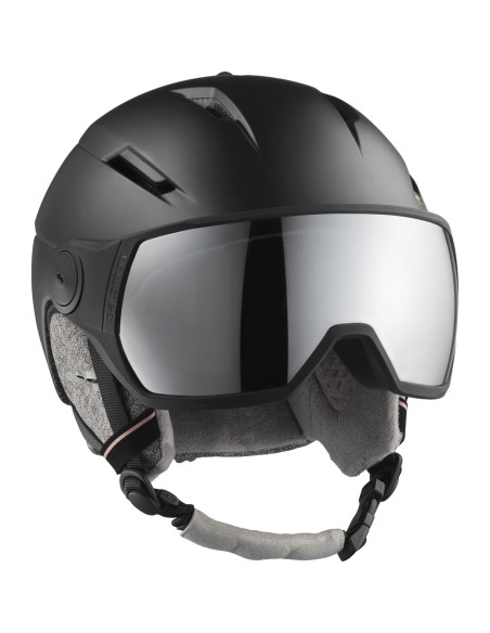 CASCO ICON2 VISOR BLACK SILVER