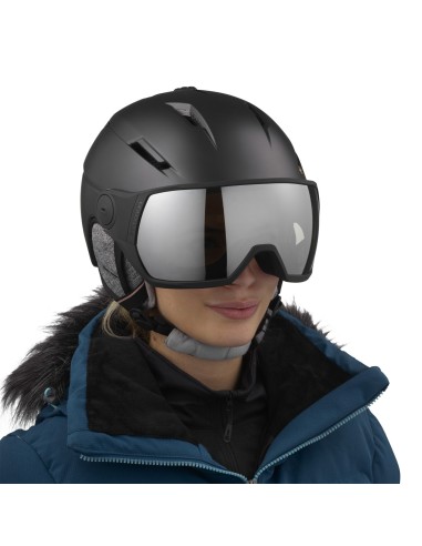 CASCO ICON2 VISOR BLACK SILVER