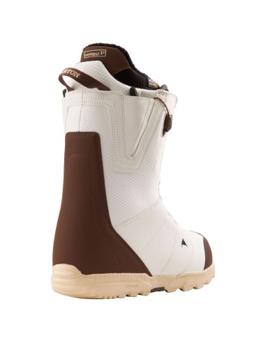 BURTON MOTO WHITE BROWN 2022