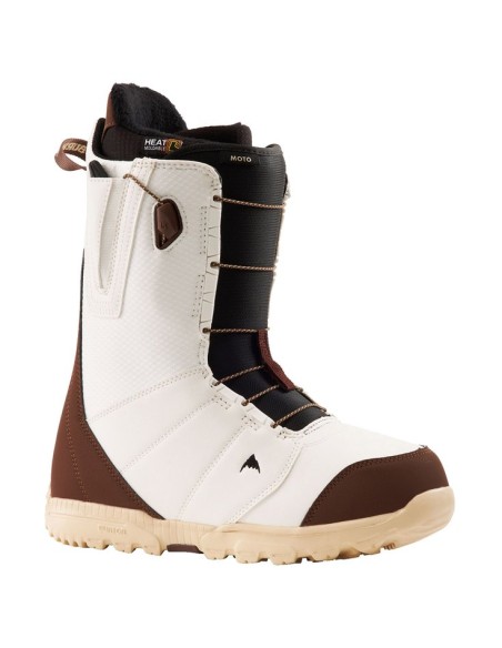 BURTON MOTO WHITE BROWN 2022