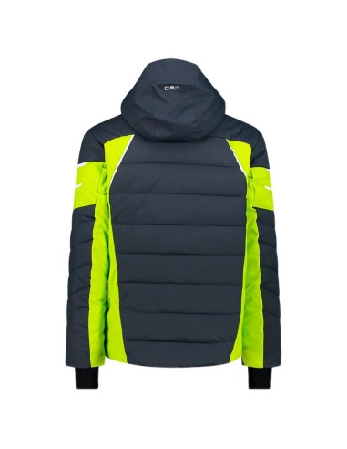 CMP MAN JACKET ZIP HOOD TITANIO