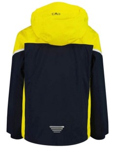 KID JACKET SNAPS HOOD BLACK BLUE 2