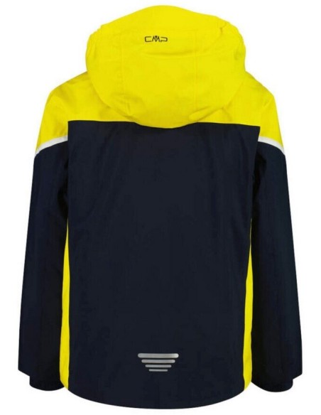 KID JACKET SNAPS HOOD BLACK BLUE