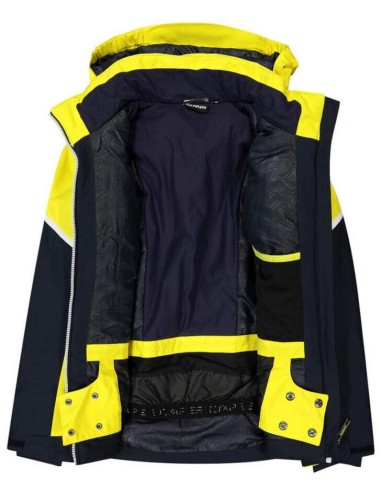 KID JACKET SNAPS HOOD BLACK BLUE