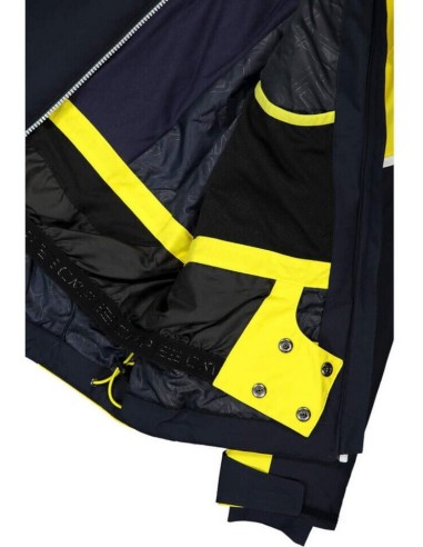 KID JACKET SNAPS HOOD BLACK BLUE