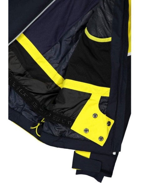 KID JACKET SNAPS HOOD BLACK BLUE