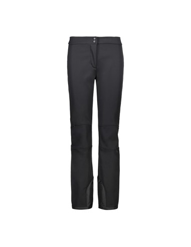 WOMAN LONG PANT WITH INNER GAITER BLACK