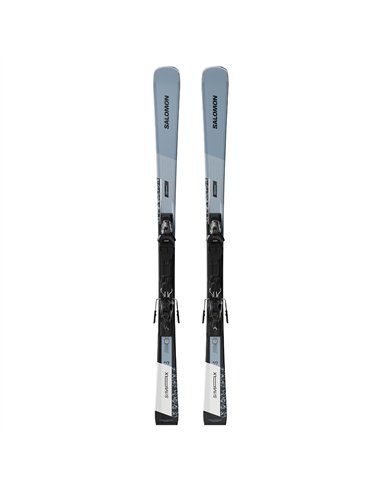 SALOMON S/MAX 10 DUSTY BLUE + M11 GW L80