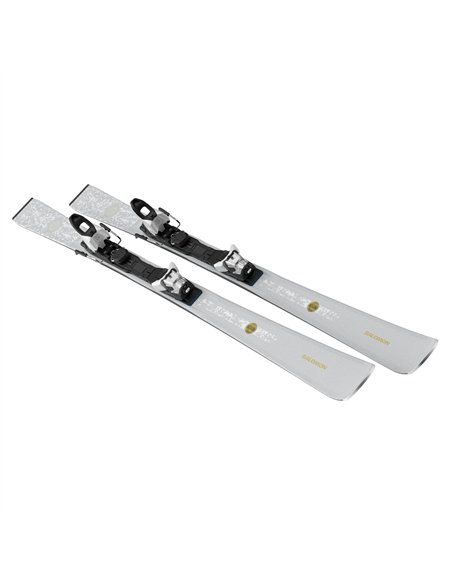 SALOMON S/MAX N°10 SILVER + M10 GW L80