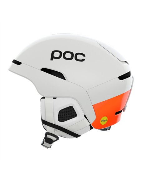 POC OBEX MIPS WHITE/FLUO ORANGE