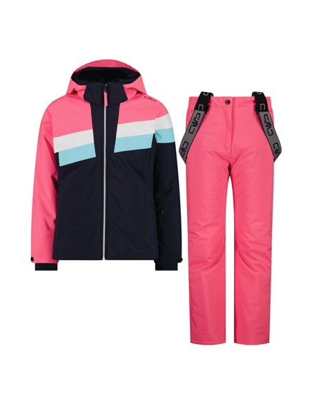 CMP KID G SET JACKET AND PANT GLOW PINK