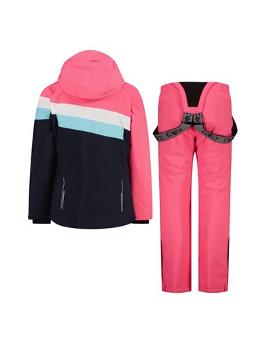 CMP KID G SET JACKET AND PANT GLOW PINK
