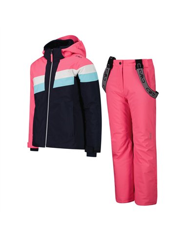 CMP KID G SET JACKET AND PANT GLOW PINK