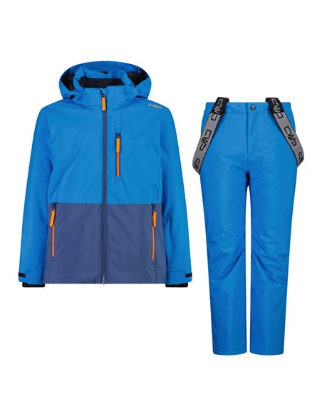 CMP KID SET JACKET AND PANT BLUE RIVER