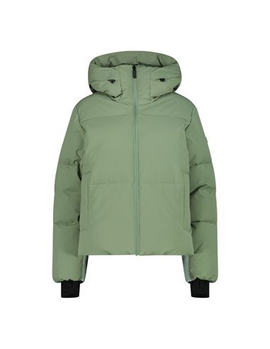 CMP WOMAN JACKET FIX HOOD GREEN TEA