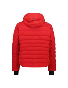 CMP MAN JACKET ZIP HOOD RED 2