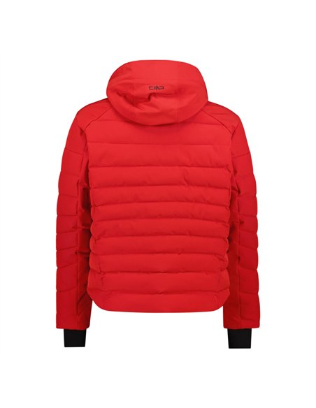 CMP MAN JACKET ZIP HOOD RED