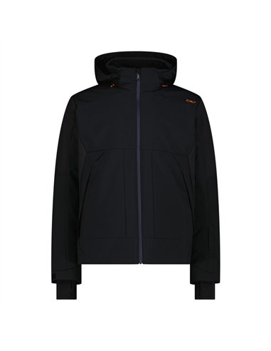 CMP MAN JACKET ZIP HOOD NERO