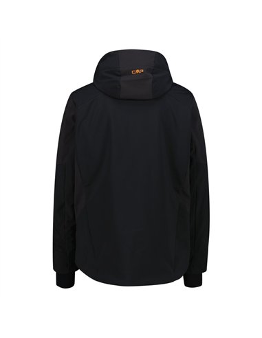 CMP MAN JACKET ZIP HOOD NERO