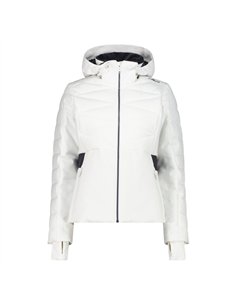 CMP WOMAN JACKET ZIP HOOD BIANCO