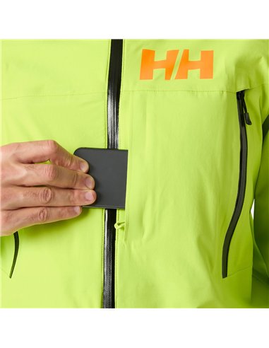 HELLY HANSEN SOGN SHELL 2.0 JACKET LUMINOUS GREEN