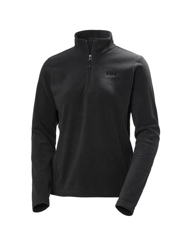HELLY HANSEN W DAYBREAKER 1/2 ZIP FLEECE BLACK