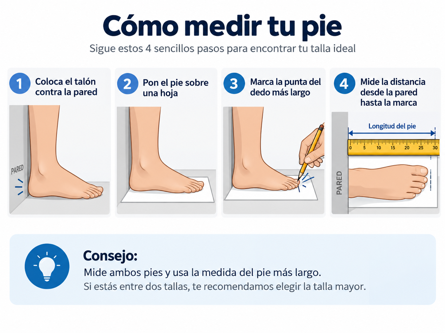 Cómo medir el pie para elegir la talla de botas de esquí